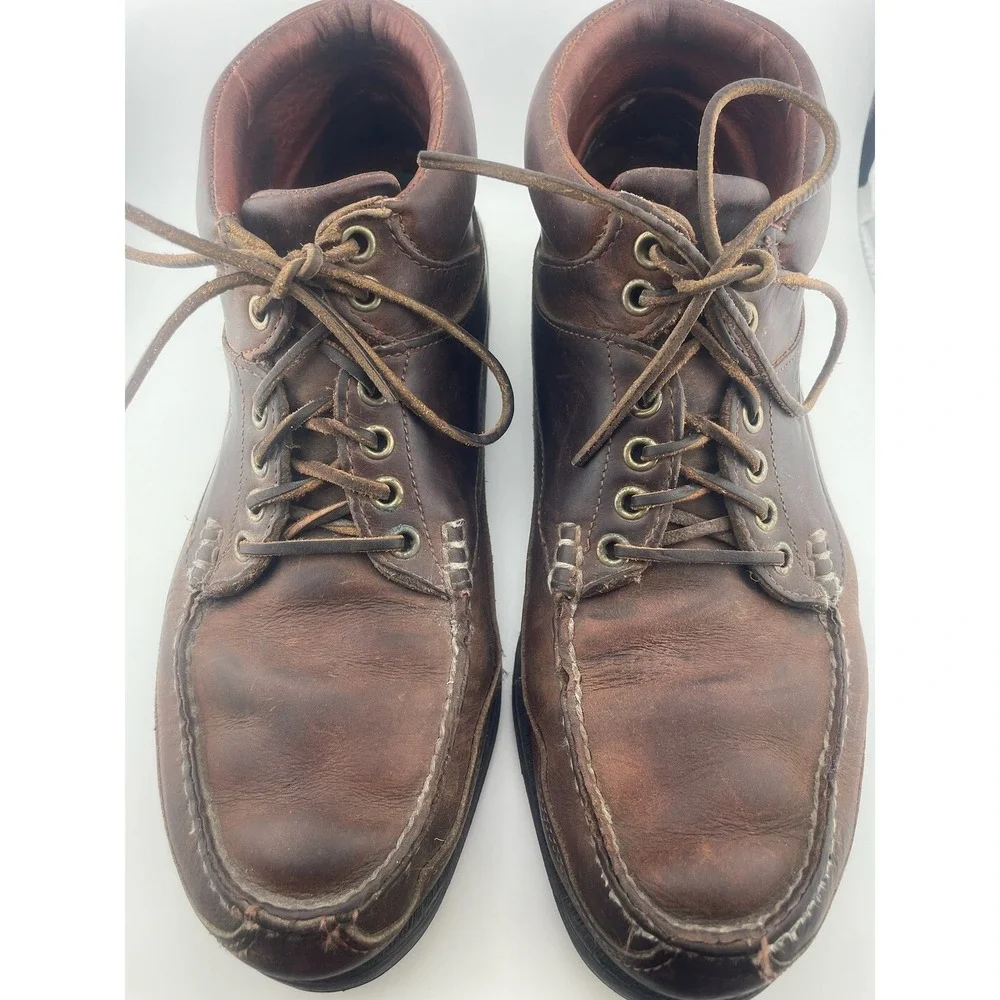 Timberland Men's Chukka Boots size‎ 12 brown leather workwear